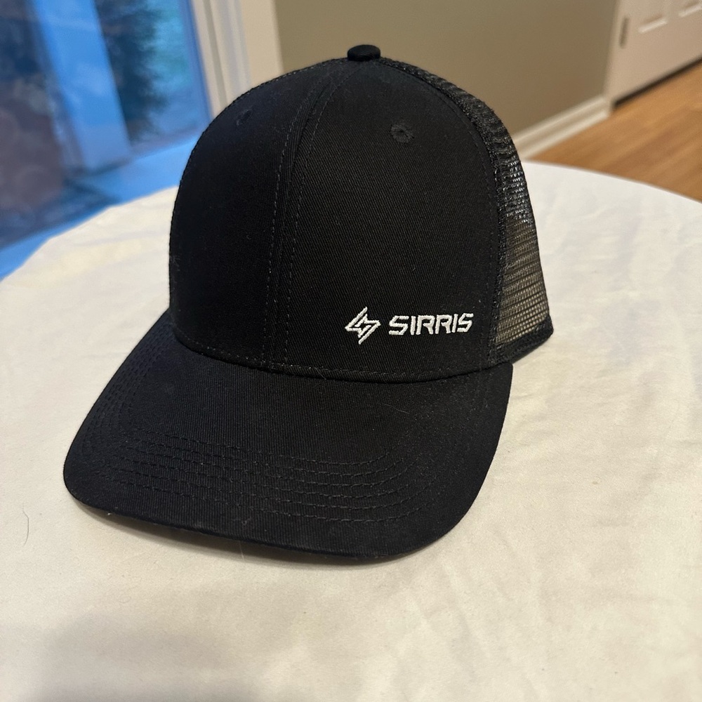 Black Sirris Black Trucker Cap Black SnapBack
